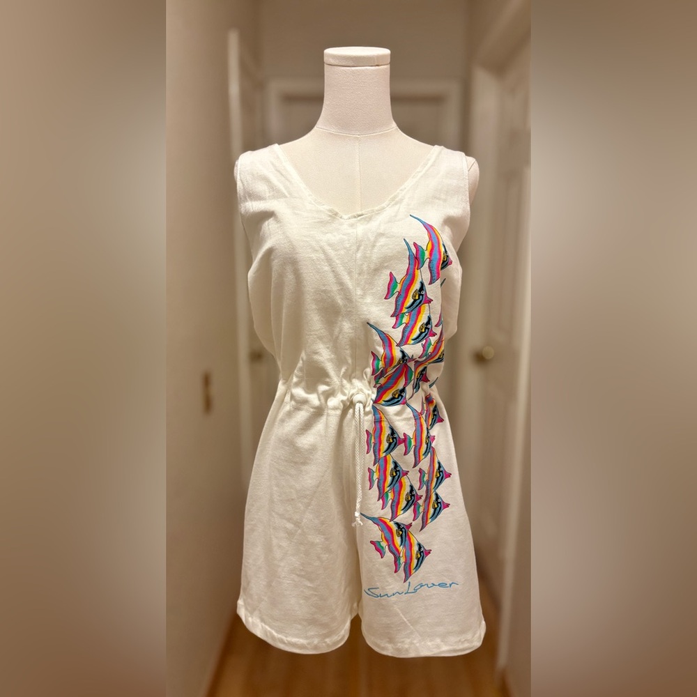 NWT Vintage 80’s Sun Lover jumpsuit sz S
